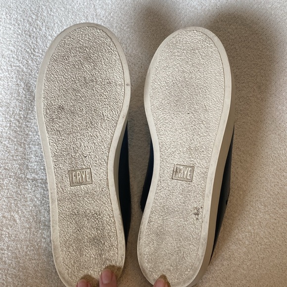 Frye Black sneaks slides-VERY GENTLY WORN - Picture 5 of 7